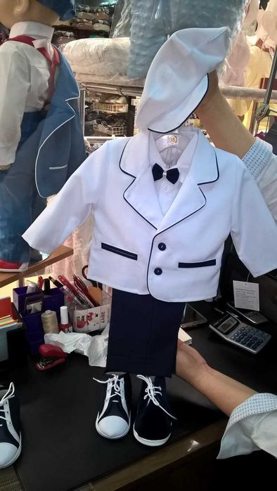 Komplet elegancki dla chłopca, chrzest roz. 68