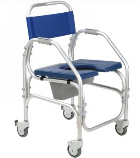 Cadeira sanitária com rodas - marca Orthos XXI