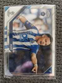 Carta Topps Chrome do Pepê. Champions league