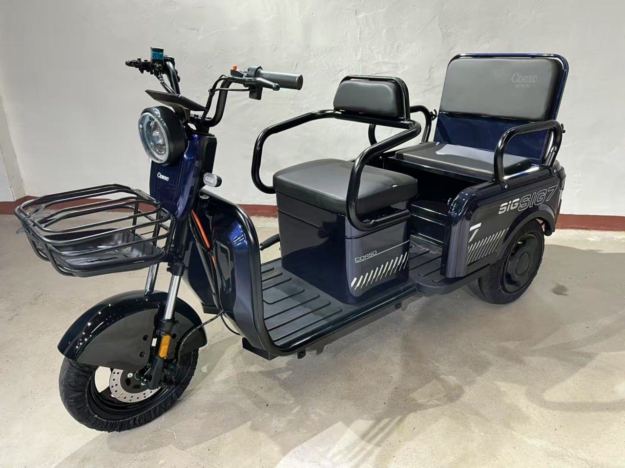 Трицикол CORCO SIG-7 SG Двигун 1000W 72/23АН ДОСТАВКА, ДО ВАС ДОДОМУ