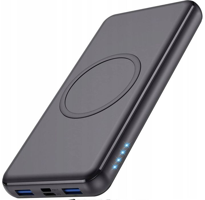 Powerbank 26800mah przenośna ładowarka kabel usb hx160s7 czarny