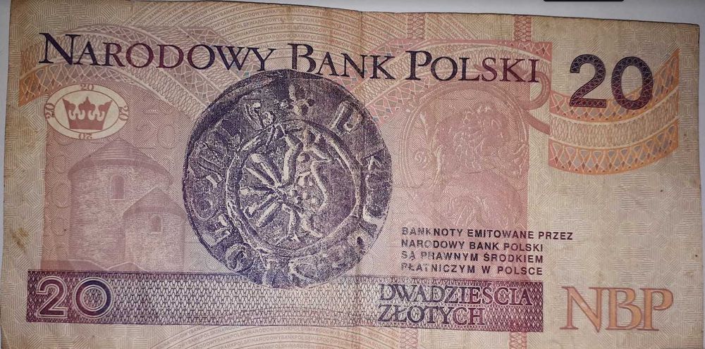 20  злотих NBP 1994 год