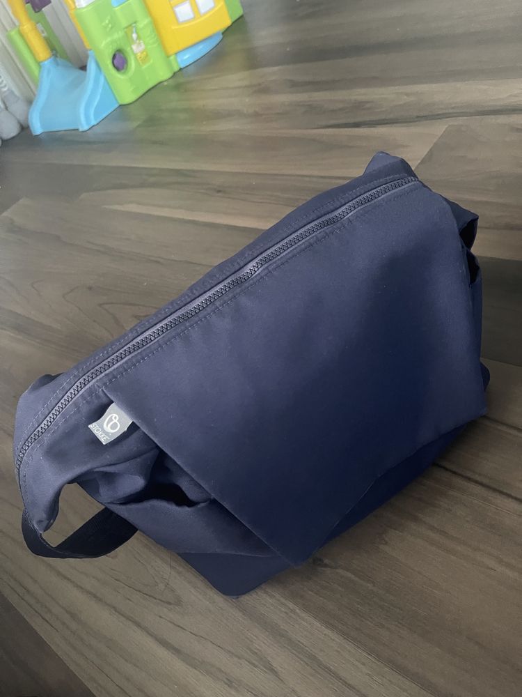 Сумка-рюкзак фірмова Stokke синього кольору