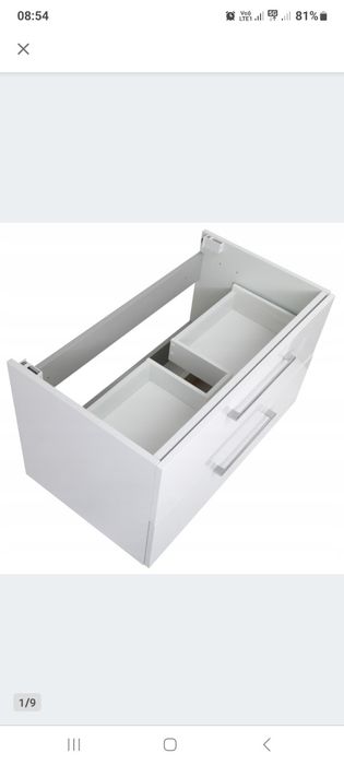 Szafka pod umywalkę wiszaca