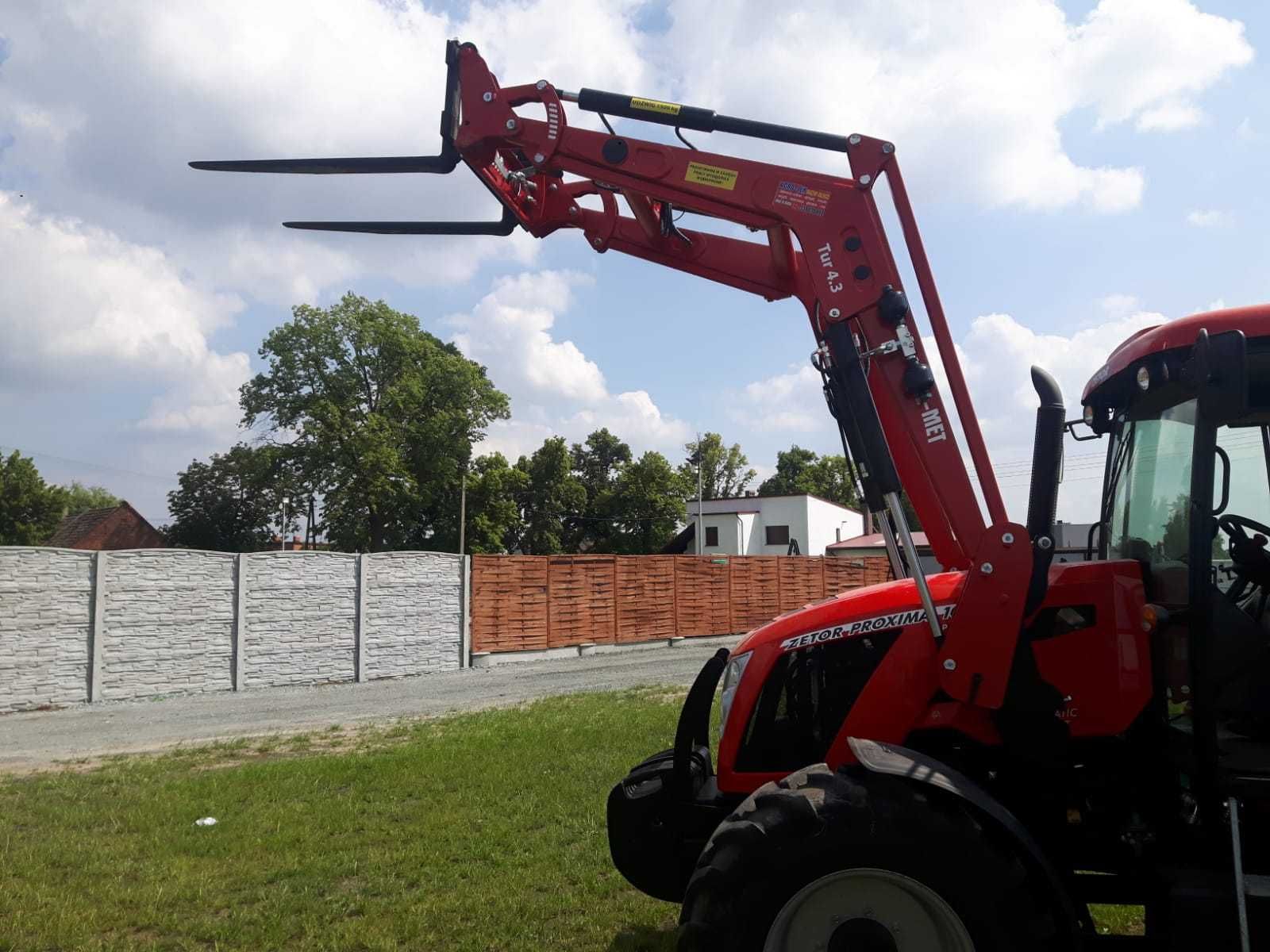 Tur 4 Ładowacz czołowy MTZ Belarus Zetor 1500kg udzwig WOL-MET Dowóz