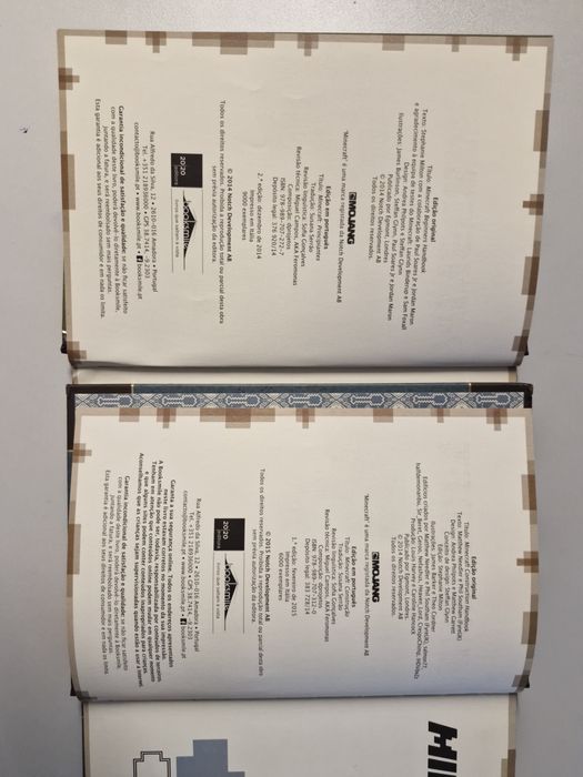 Livros "Minecraft Principiantes/ Construção