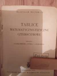 W.Wojtowicz: Tablice matematyczno-fizyczne