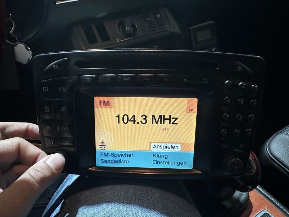 Radio Command Mercedes W203/W209 cx de cd’s