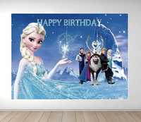 Baner urodzinowy Frozen Elsa