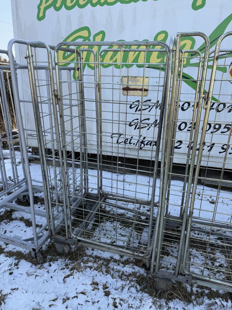 Wózki magazynowe kosze transportowe