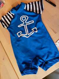 Kostium strój kąpielowy  kombinezon plażowy ochrona UV 74 80