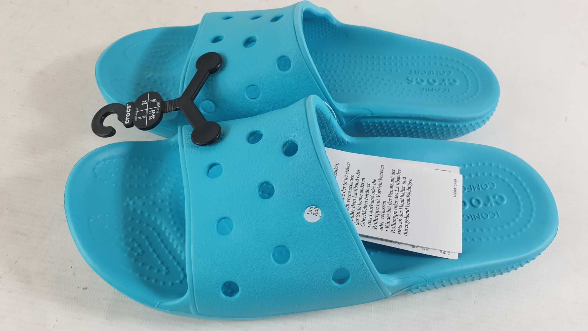 Klapki dziecięce Crocs r. 38,5 niebieski