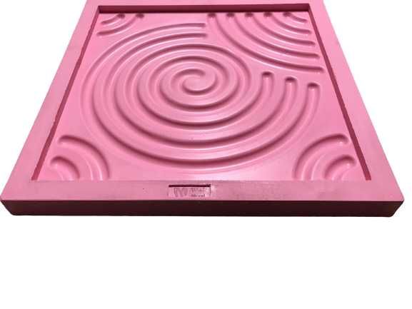 Molde 3d em silicone Circulos