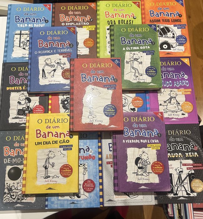 Livros colecção de um Banana