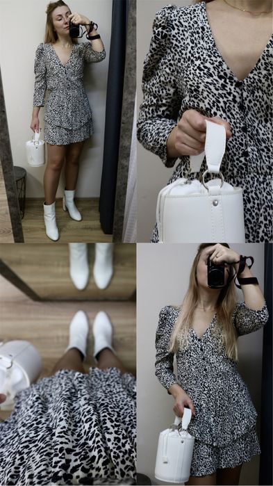 8 Плаття hm, zara shein, сорочка, та квітчаста сукня hm