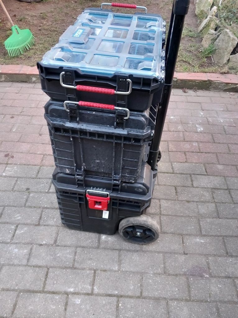 Zestaw 3 skrzyń transportowych Erbauer