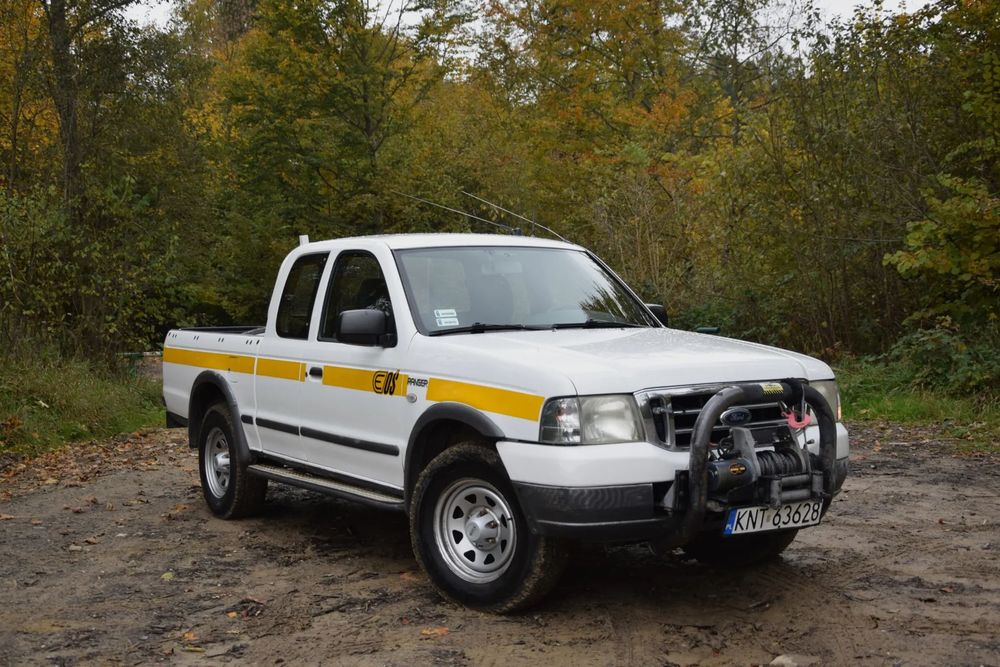 Ford Ranger Ford Ranger 2.5 TD 109 KM SuperCab 4x4 2005 Wyciągarka Terenowy