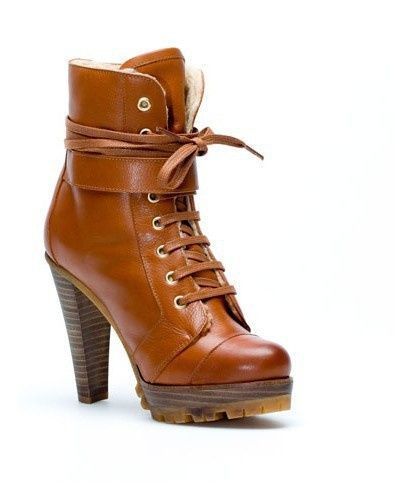 Stradivarius botki karmelowe ocieplane jak nowe 38