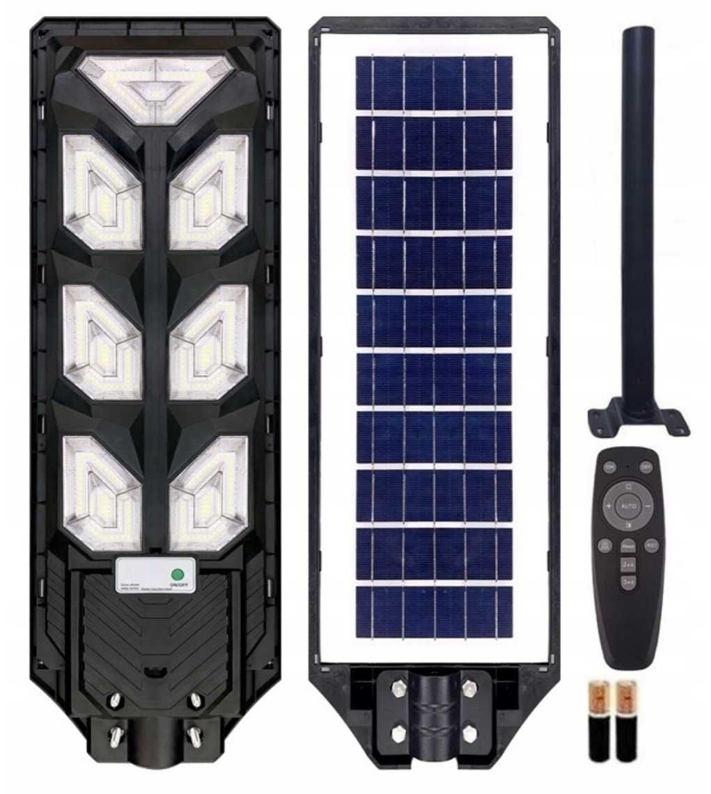 Lampa LED solarna latarnia uliczna 900W 20000mAh