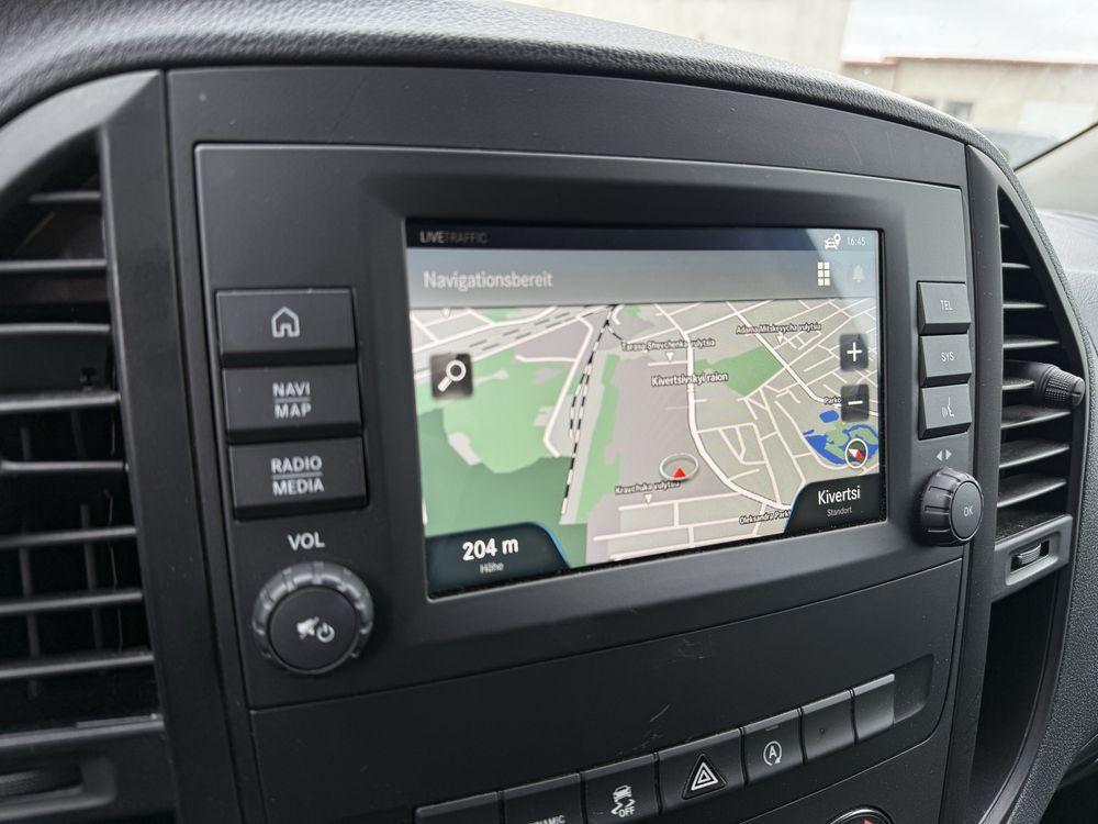 Автомагнітола команд Вито Віто Vito W447 монітор навігація Віто 447