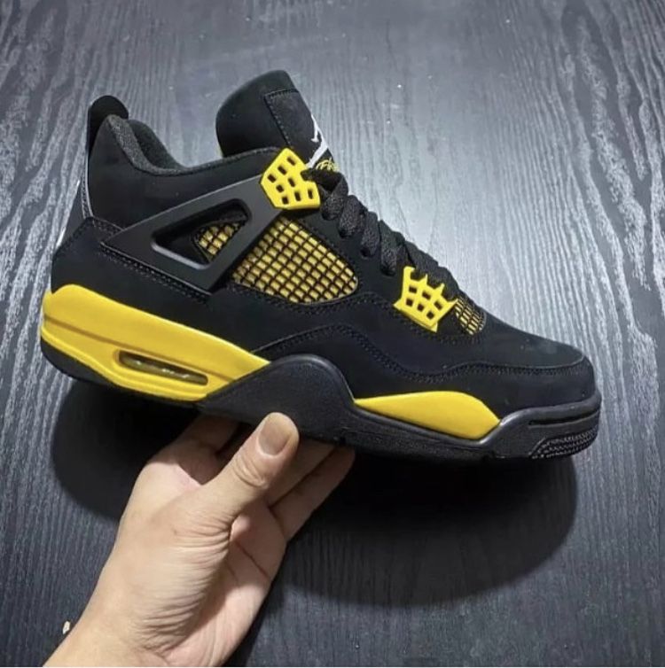 Jordan 4 Blue/Yellow/Red Thunder