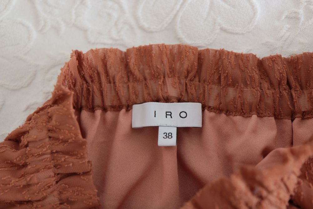 Spódnica marki premium IRO 38 ceglana modna massimo dutti M