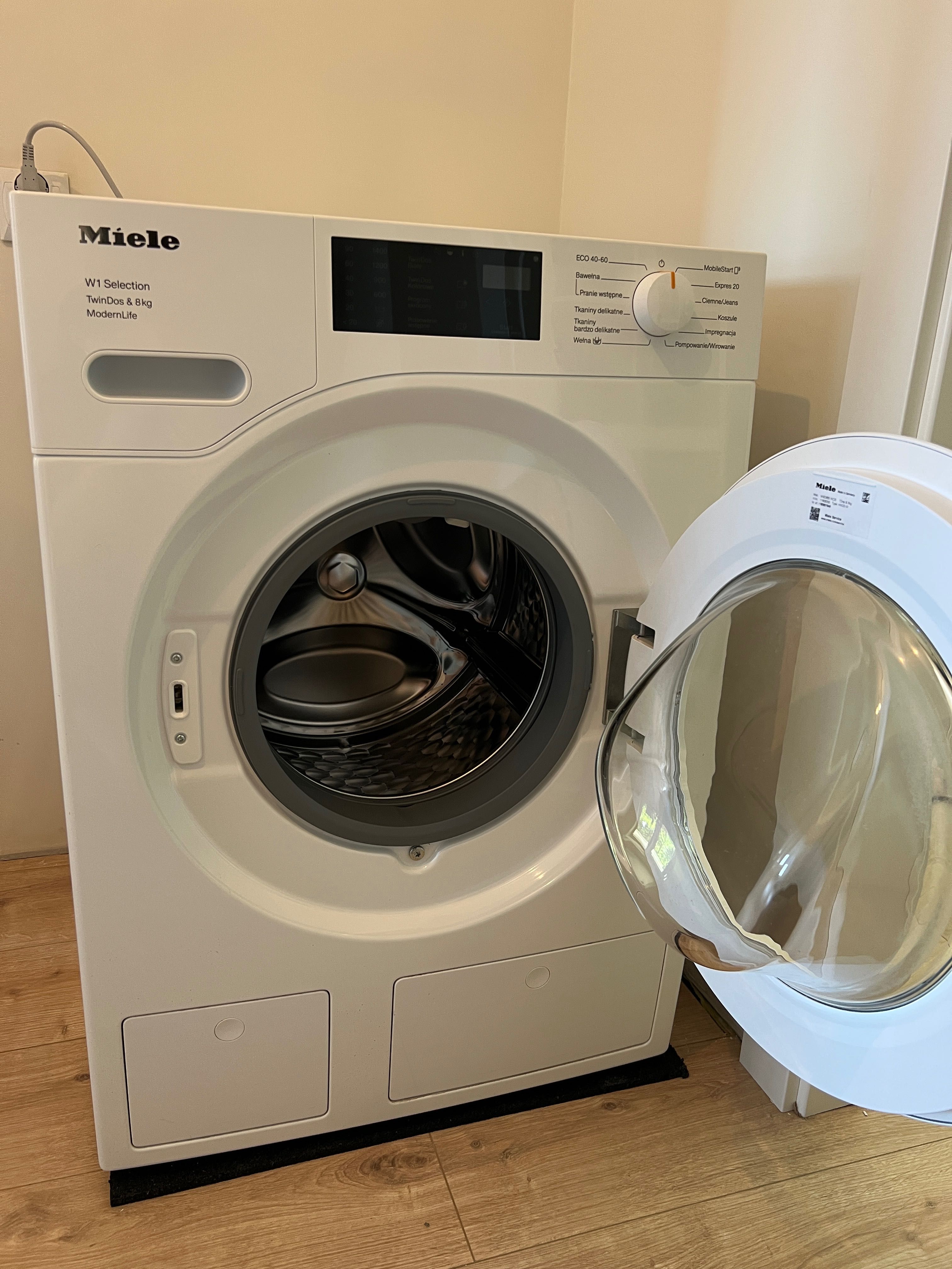 Pralka Miele WSD663 WCS. W1 Selection TwinDos, 8kg, kl. A.