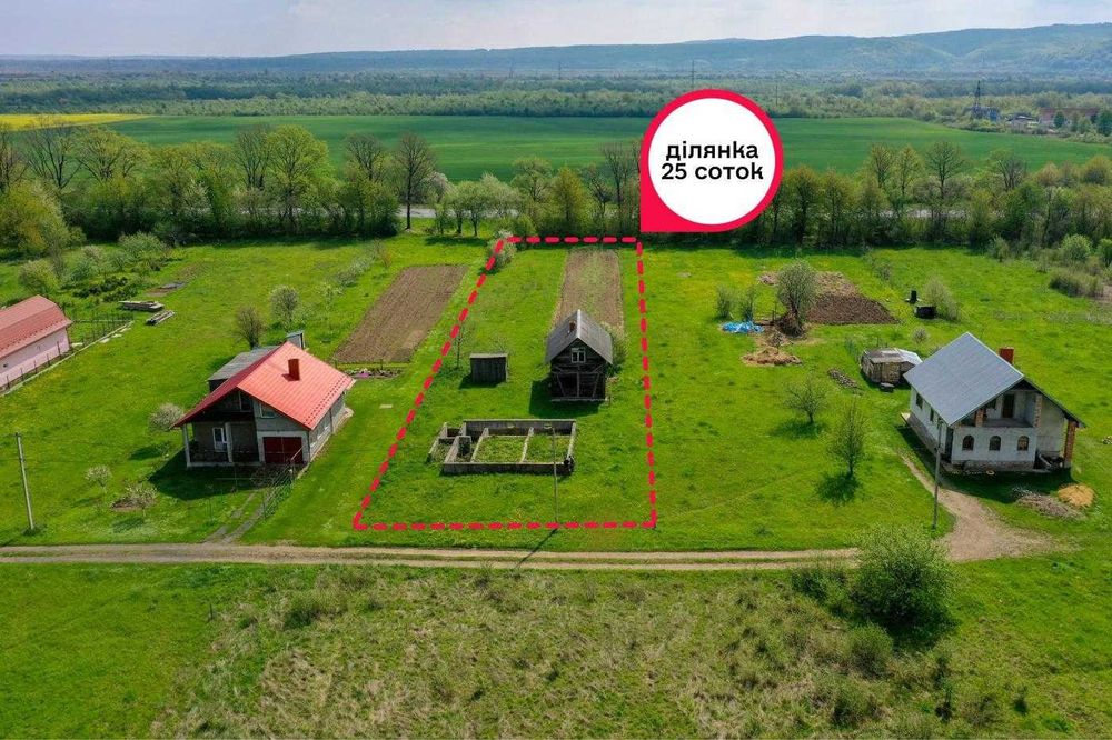 продаж дешевий будинок з великою ділянкою С.Любинці, стрийськ.р-н