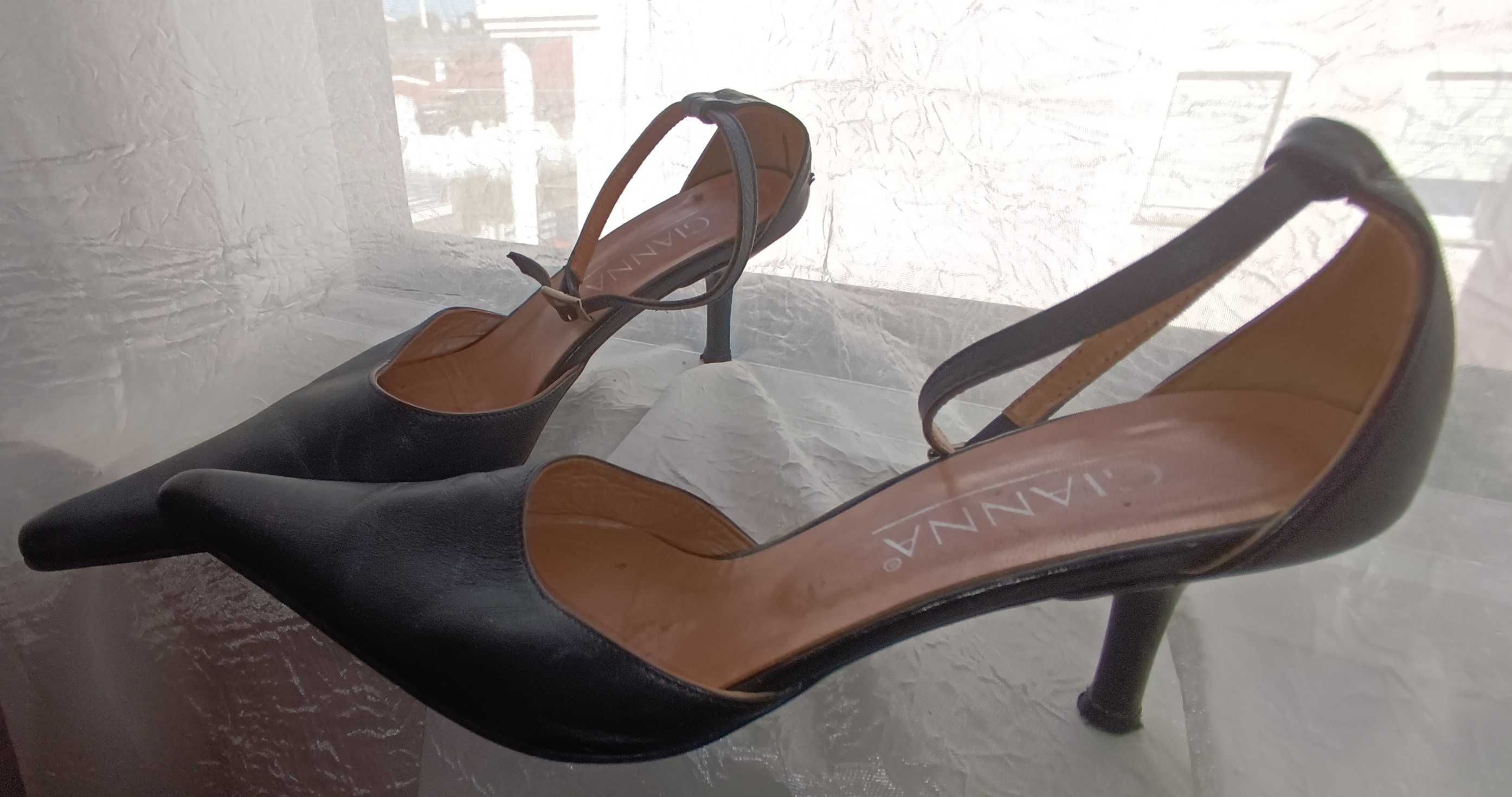 Sapatos GIANNA em pele, de mulher, nº37/preto