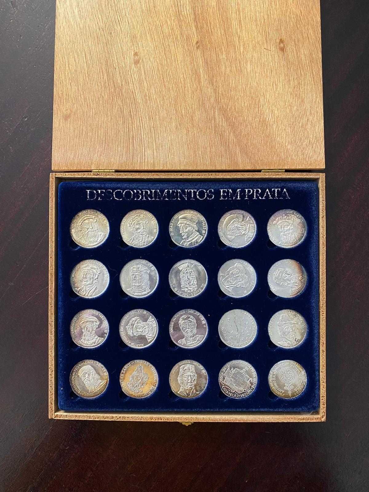 Caixa comemorativa de moedas de prata do JN (1999)