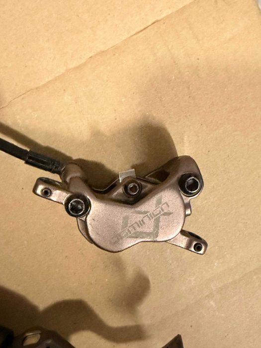 Hamulce hydrauliczne Hayes Dominion A4 komplet, przód i tył