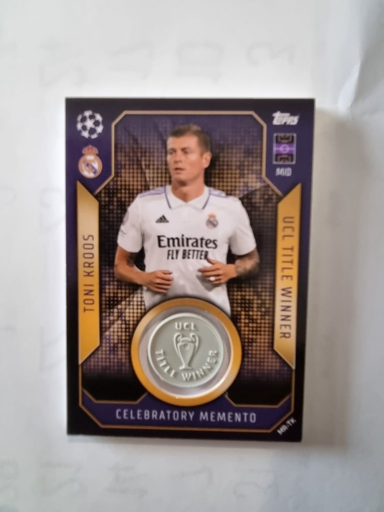 karta match attax celebratory memento