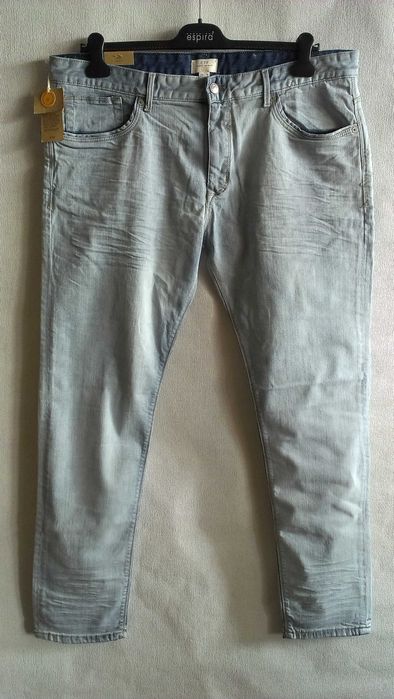 Мужские джинсы Cortefiel 2xl 52 54 56 хлопок slim fit зауженные