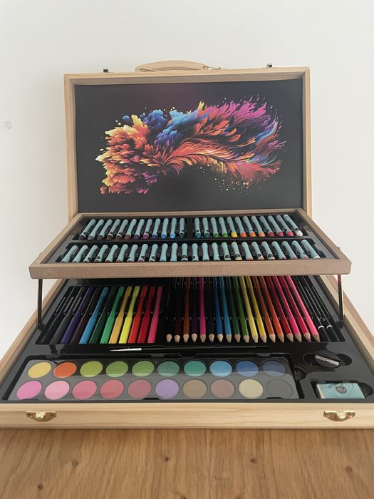 Kit de criança estojo de pintura