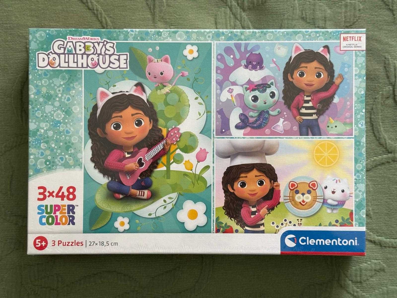 3 em 1 Puzzles da Gaby Gato