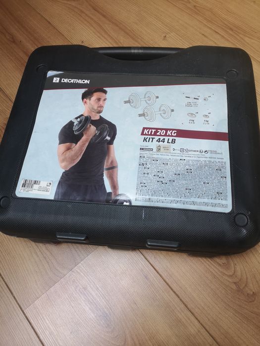 Kit 20kg da decathlon na caixa original