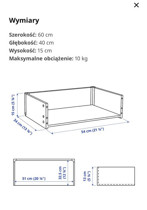 Ikea Besta Valviken fronty