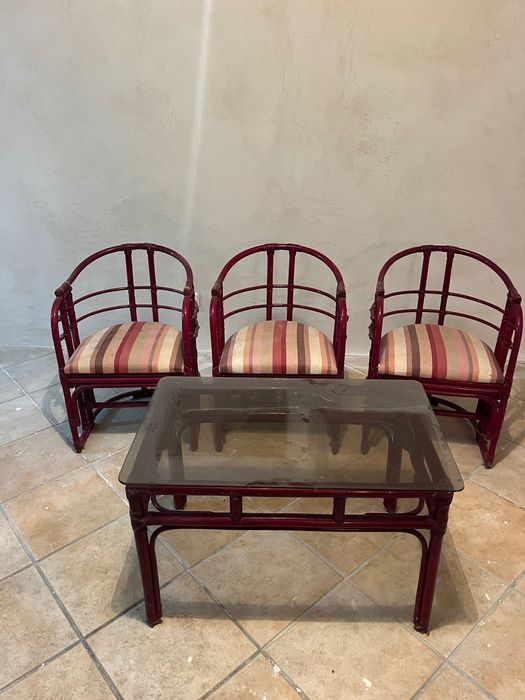 Conjunto de jardim/varanda