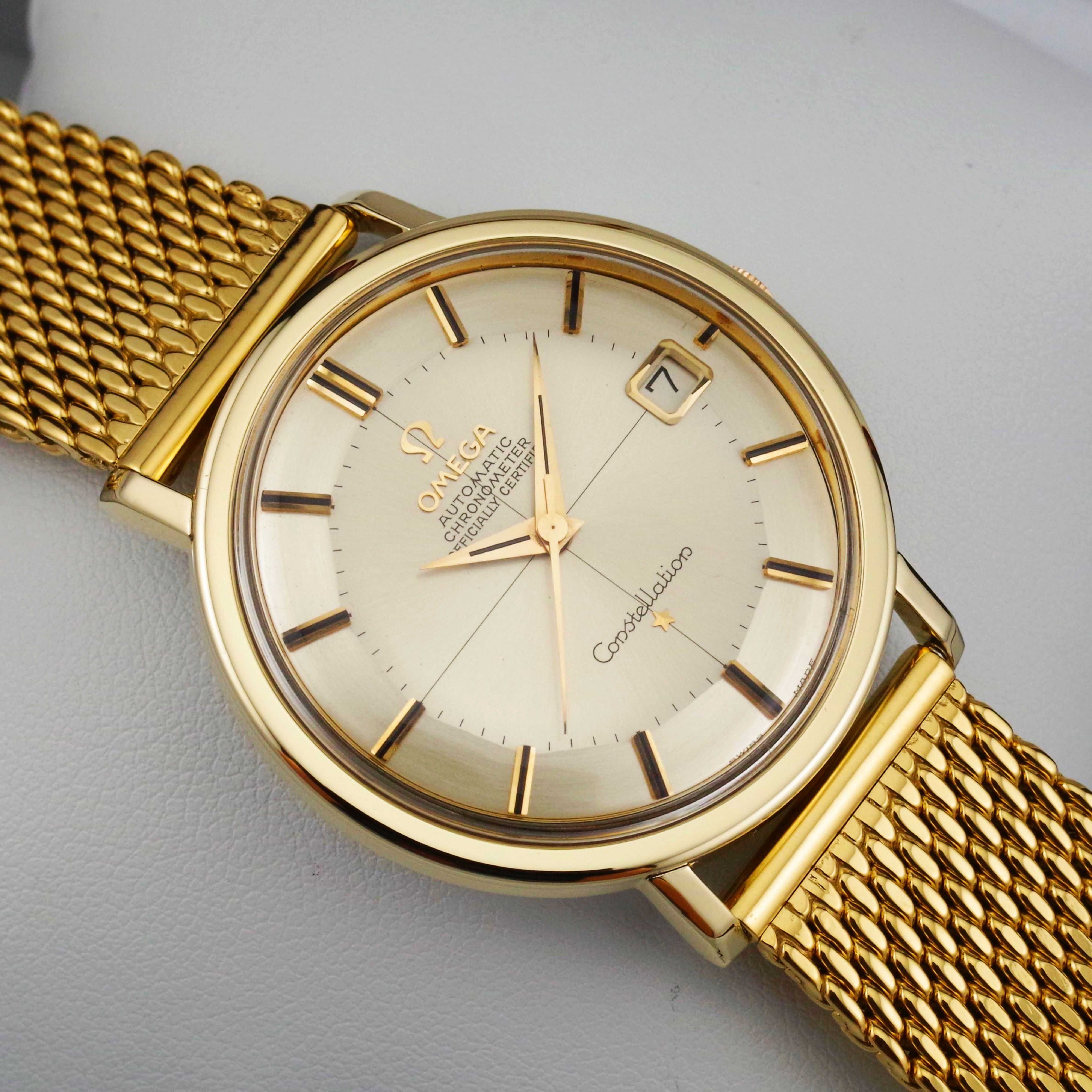 OMEGA CONSTELLATION PiePan c.561(1) zegarek męski VINTAGE 18K/SS AUTO