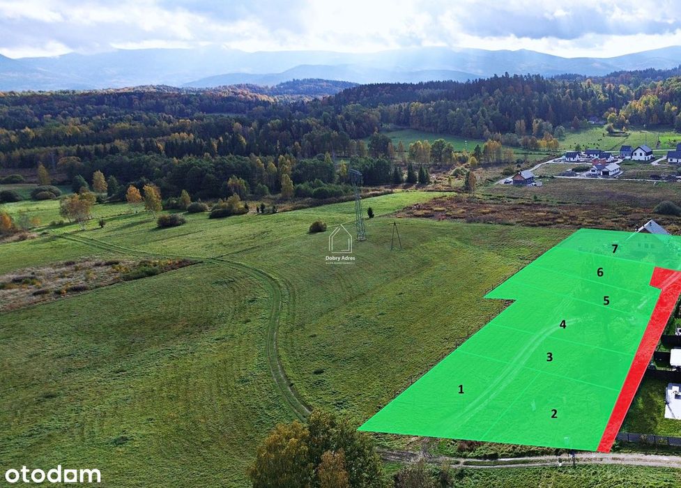 Działki z widokiem na Karkonosze Osiedle Czarne