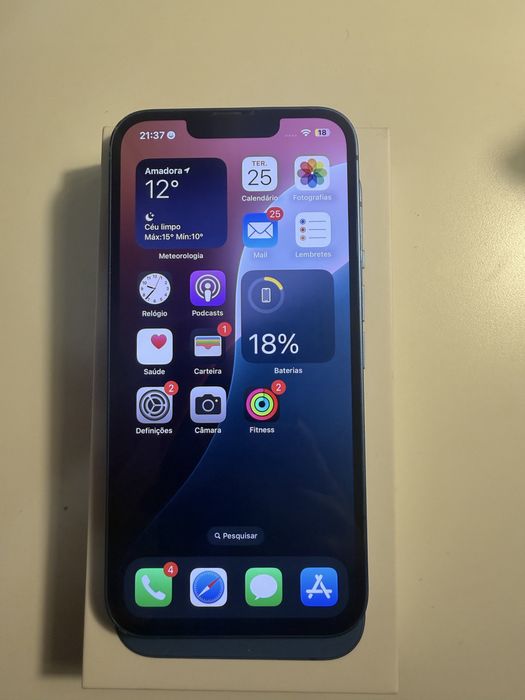 Iphone 13 com 128 GB azul