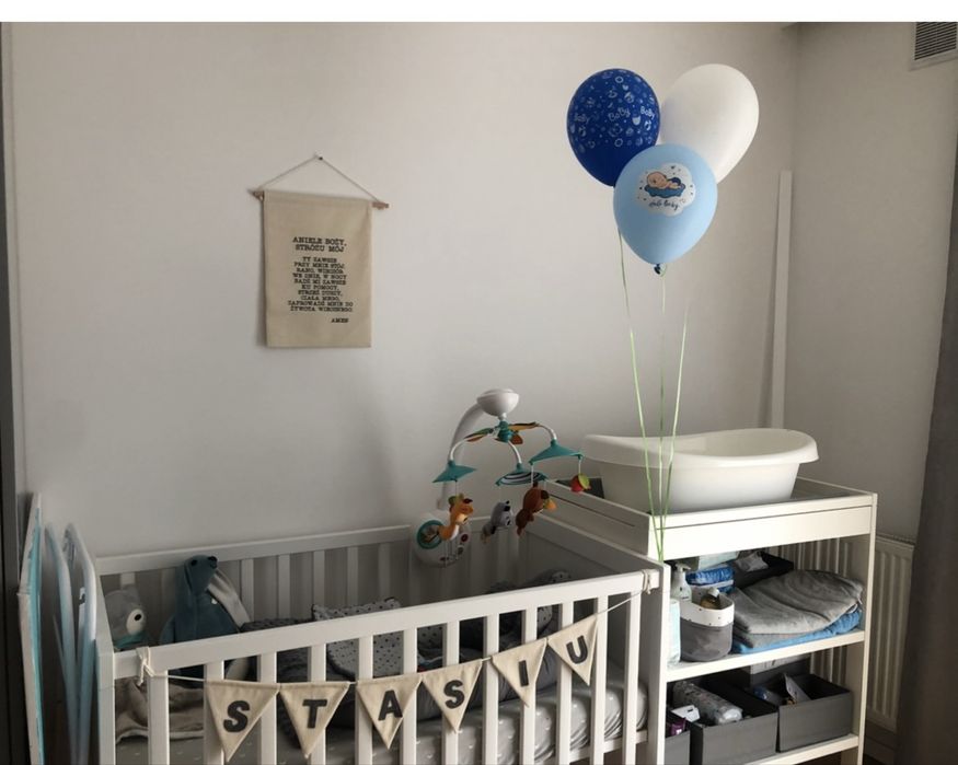 przewijak IKEA Stół do przewijania, biały z mata