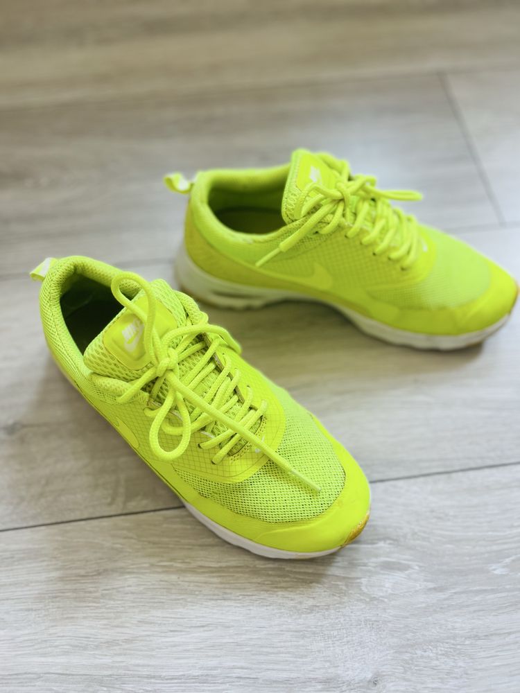 Nike Air max thea 36 neonowe żółte zielone buty sportowe