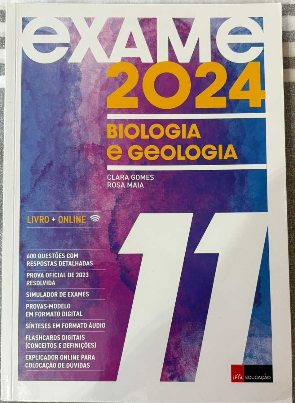 Livros de exames 11º e 12º ano (Mat. A, Port., Biol/Geol, Fis/Quím A)