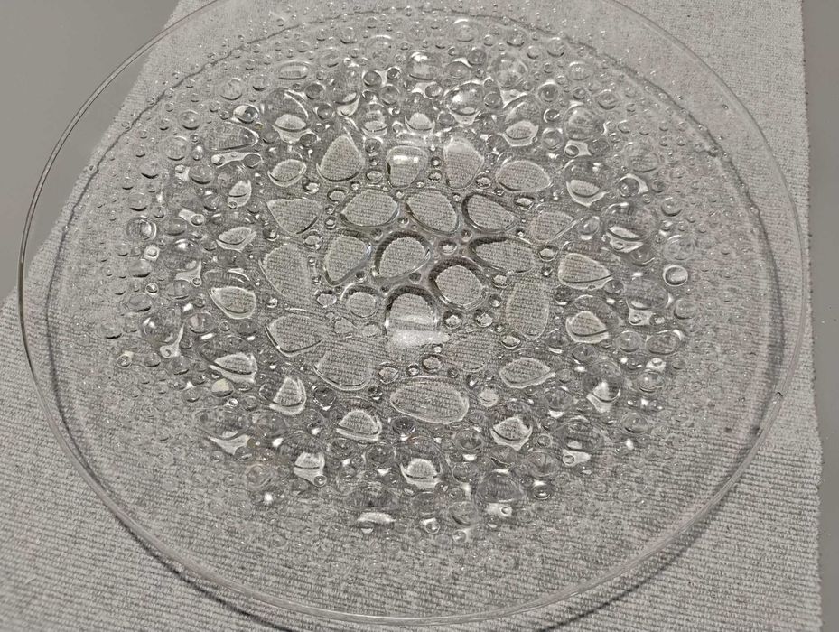 patera szklana "Kocie Łby" E.Drost  HSG Ząbkowice