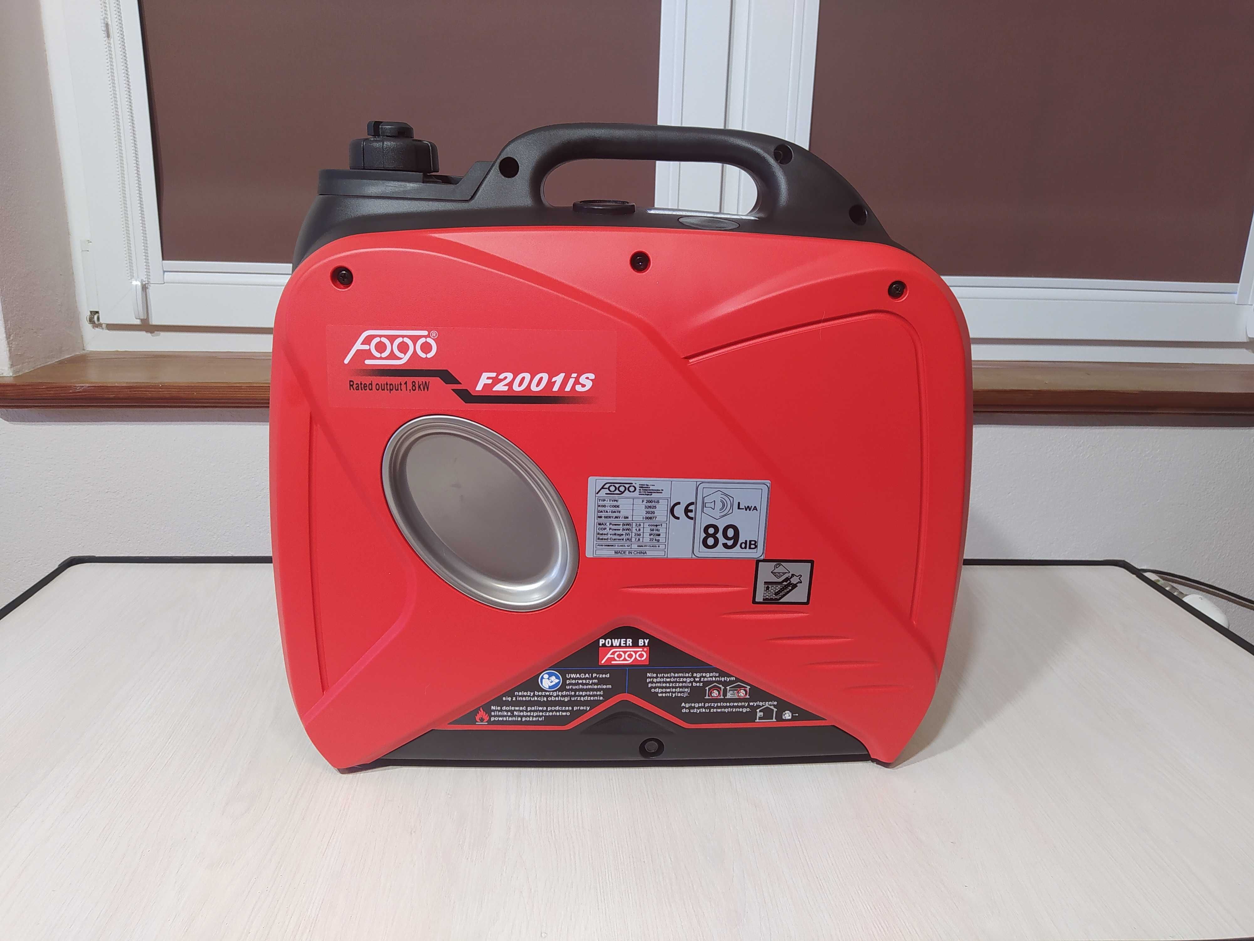 Agregat prądotwórczy FOGO F2001IS Inwerterowy 2,0 kW Cichy