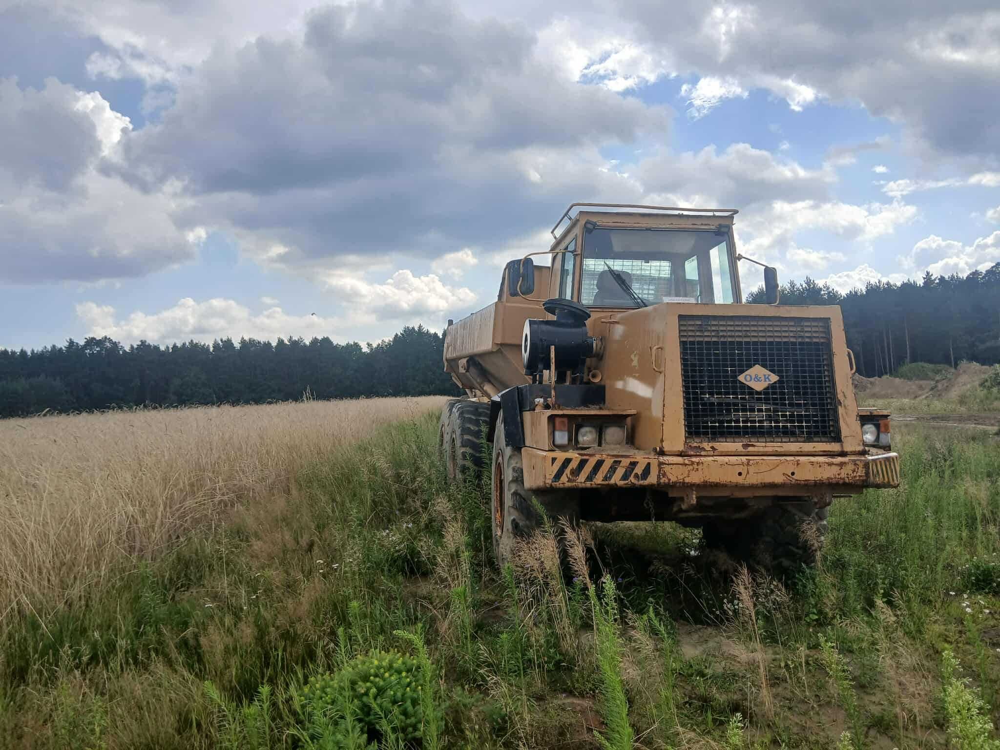 WOZIDŁO technologiczne  O&K TEREX D25 TA30. 6x6.