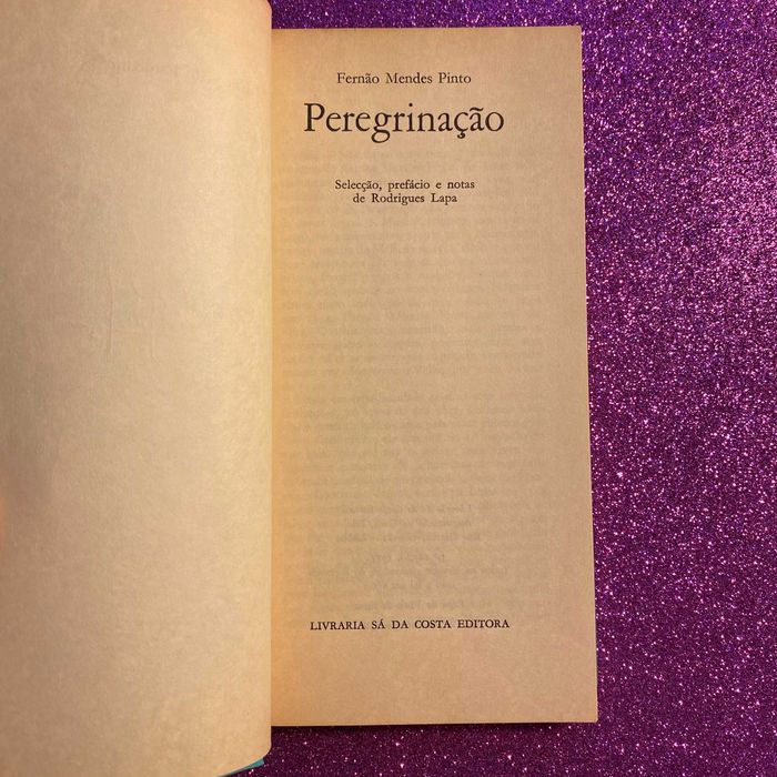 Peregrinação -  Autor: Fernão Mendes Pinto