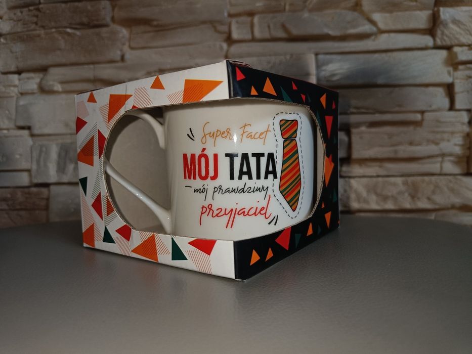 Kubek dla taty, Super facet, mój tata to prawdziwy przyjaciel, nowy