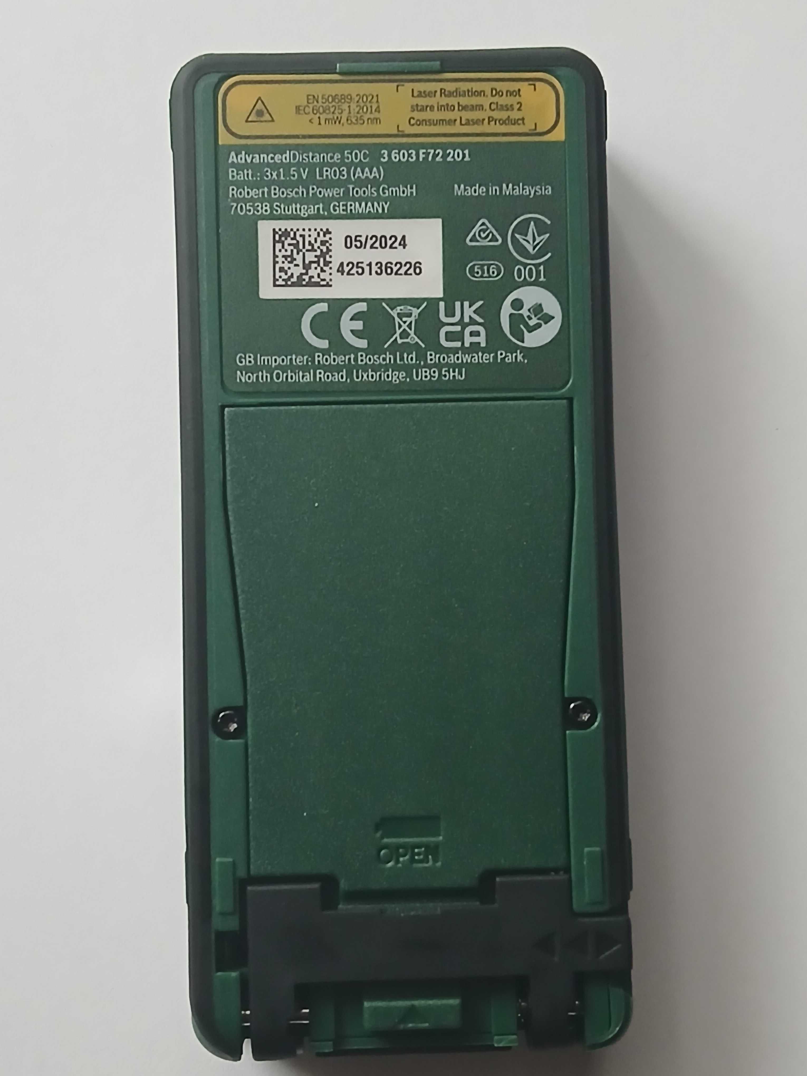 Dalmierz laserowy BOSCH Advanced Distance 50C *nowy*bez pudełka